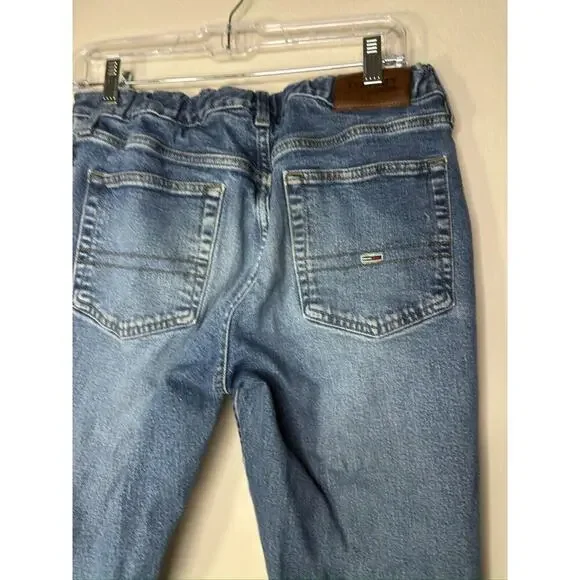 Tommy Hilfiger Y2K Adaptive Jeans Unisex 31x31 Stretch Straight Magnet Closure - Picture 8 of 11